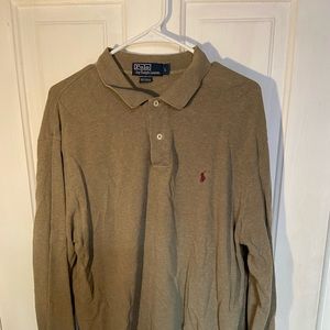 Men’s long sleeve polo